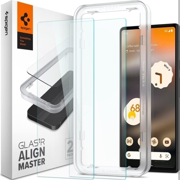 Spigen GlastR‎ EZ Align Master Screen Protector For Pixel 6a Series - Picture 1 of 8